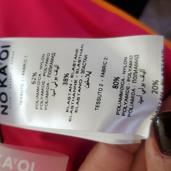 No Ka’ Oi scallop trim sports bra Size S - Picture 9 of 11